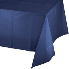 Navy Plastic Table Cover