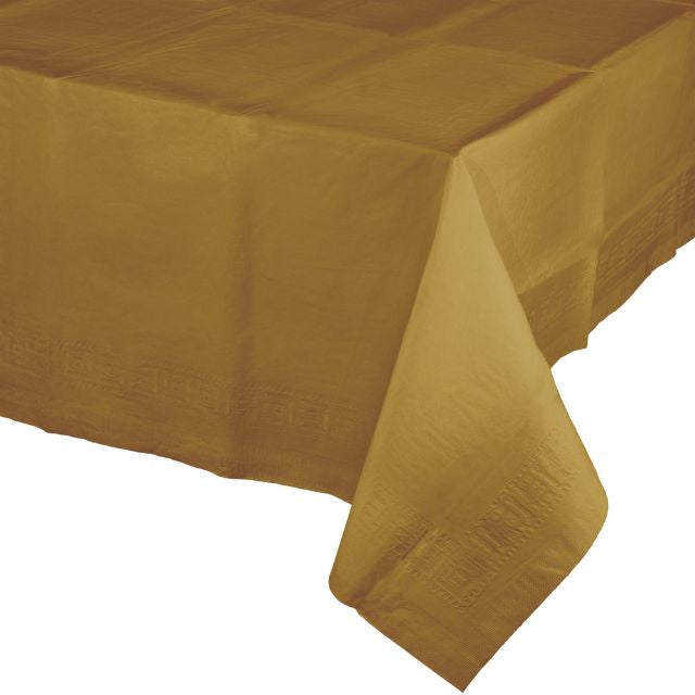 Glit Gold Plastic Table Cover
