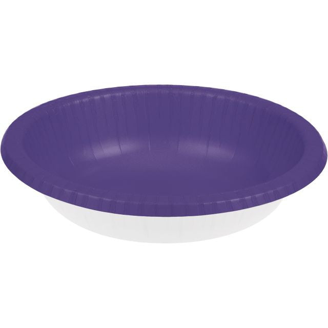 Purple 20oz Paper Bowl