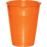 Sun Orange 16oz Plastic Cup