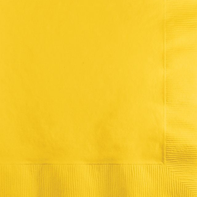SB Yellow 3ply Bevarage Napkin