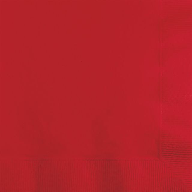 Classic Red 3ply Bevarage Napkin