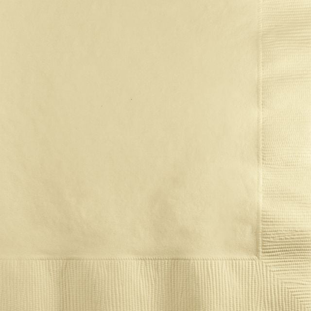 Ivory 3ply Bevarage Napkin