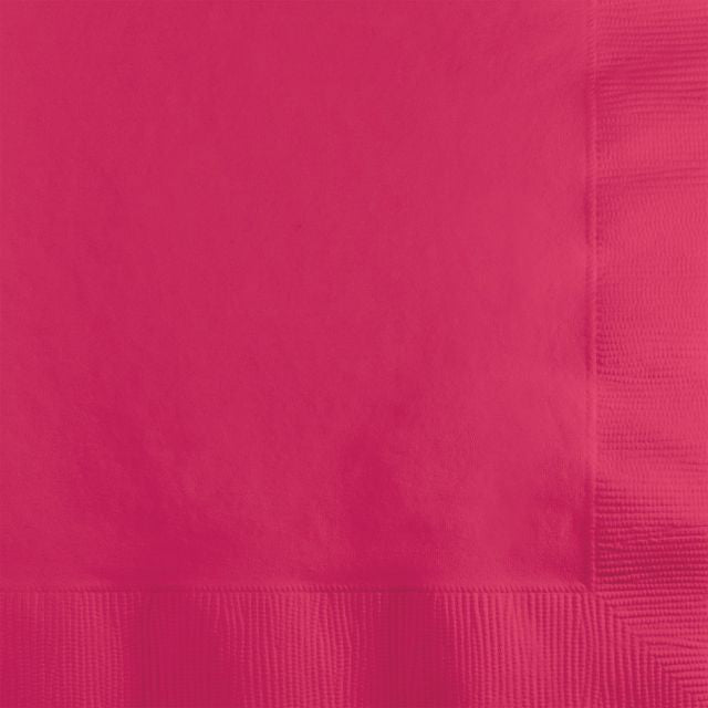 Hot Magenta 3ply Bevarage Napkin