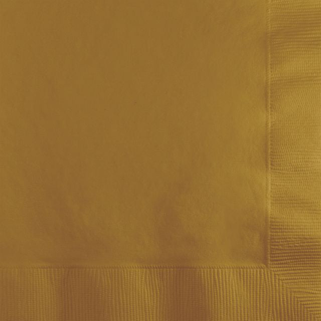 Glit Gold 3ply Bevarage Napkin