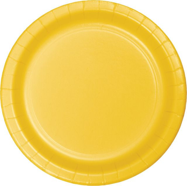 SB Yellow 7" Paper Plate