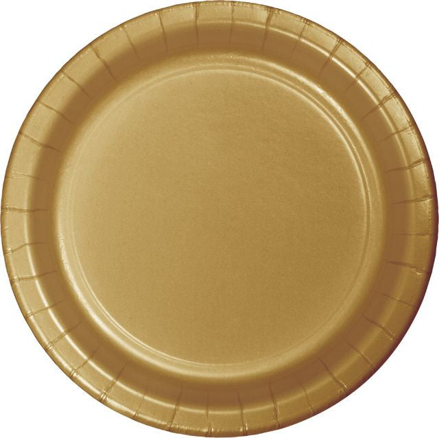 Glit Gold 7" Paper Plate