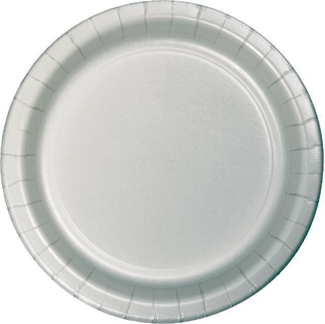 Shim Silver 7" Paper Plate