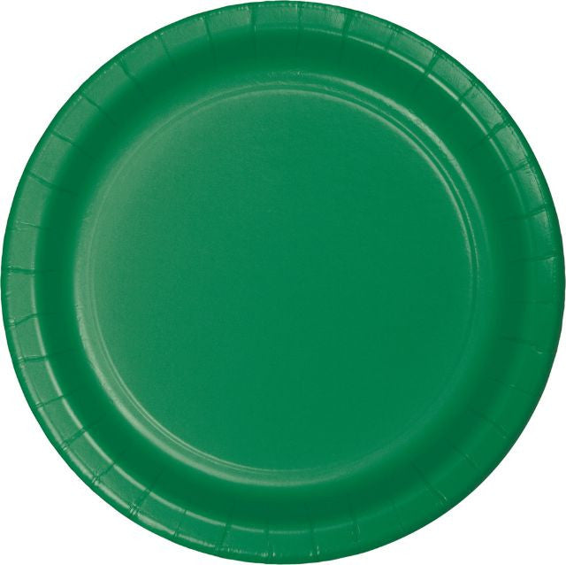 Emerald Green 7" Paper Plate