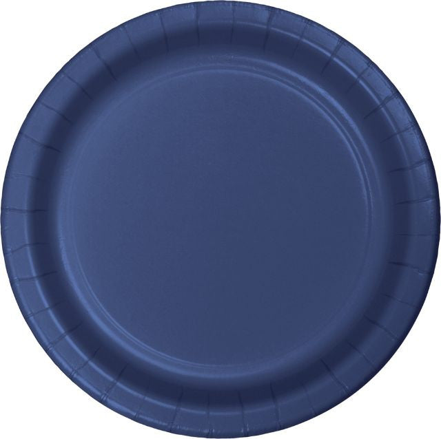 Navy 7" Paper Plate