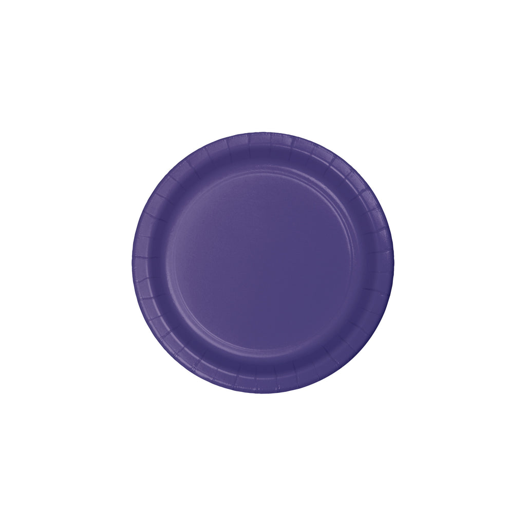 Purple 7" Paper Plate