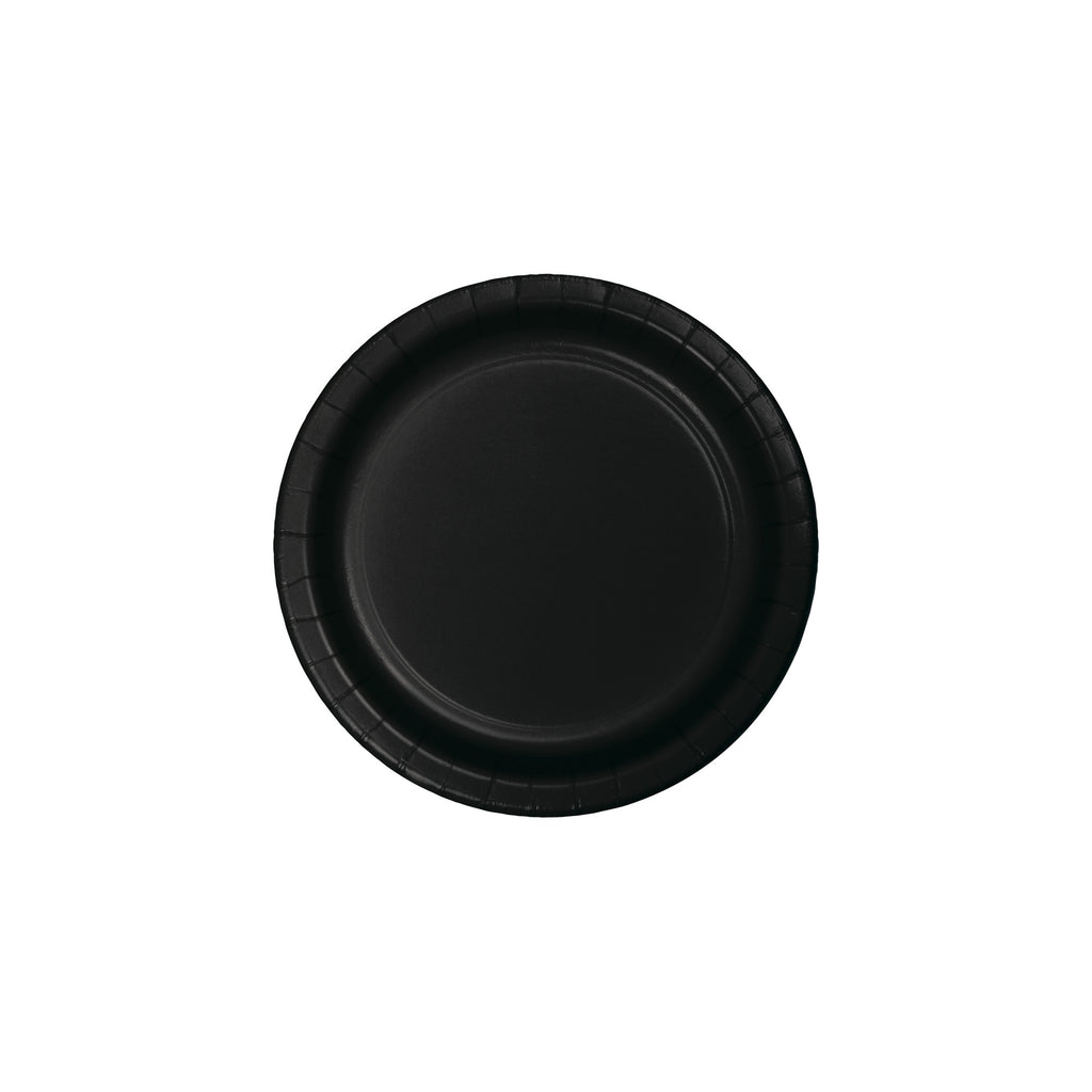 Black Velvet 7" Paper Plate