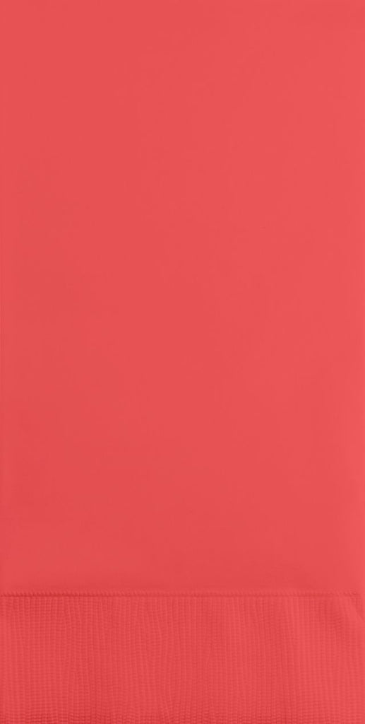 Coral Guest Napkins
